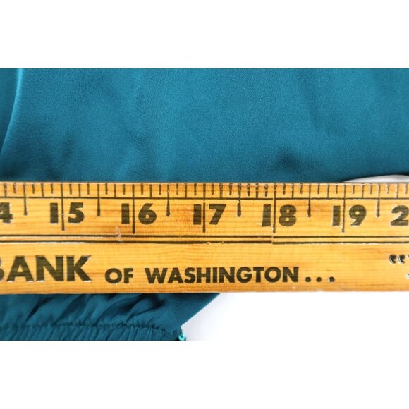 NWT Teal Emery Rose Sequin Romper With Short Dolman Sleeves & Tie Waist - Size M - Picture 7 of 11